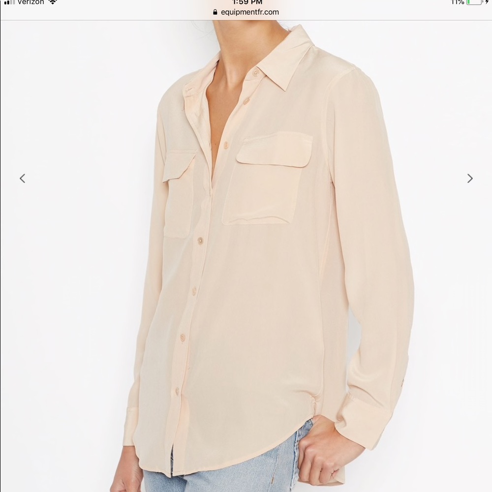 Equipment Slim Signature Silk Blouse